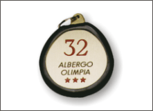 Portachiavi in ottone art. P209