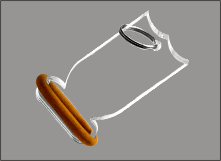 Portachiavi in plex art. P331